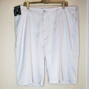 NWT Roundtree & Yorke Performance golf comfort flat front 42 Tall shorts